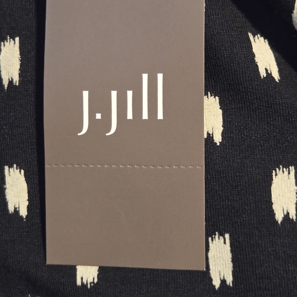 J Jill Womens Printed Short Sleeve Rayon Jersey Wearever Midi Dress Plus Size 3X - Picture 9 of 10